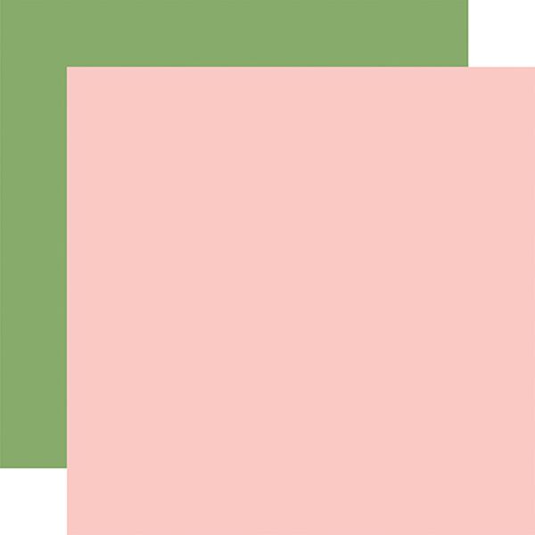 Craft & Create Light Pink/ Green Coordinating Solid