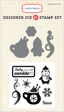 Cold Outside Die and Stamp Set