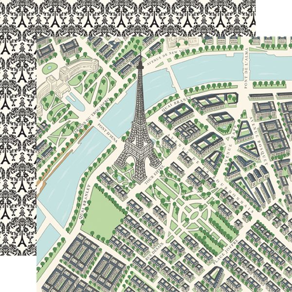 En Vogue: Map of Paris DS Paper