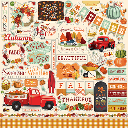 Fall Break Sticker Sheet