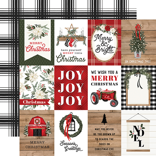 Farmhouse Christmas: 3X4 Journaling Cards
