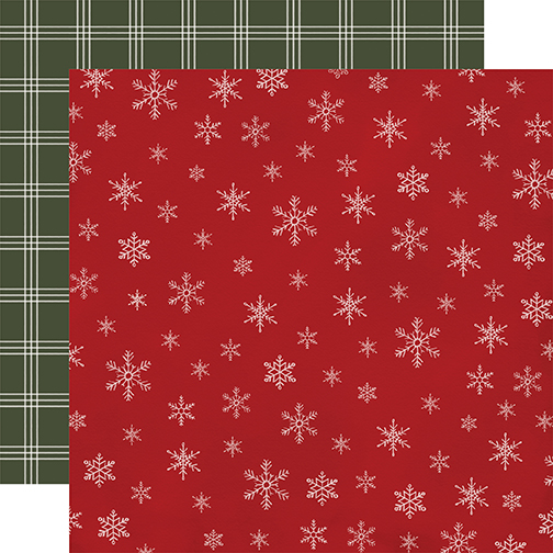 Farmhouse Christmas: Snowflakes DS Paper