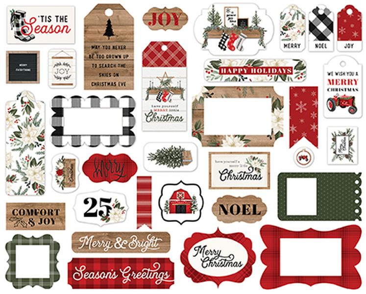 Farmhouse Christmas: Frames & Tags