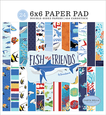 Fish Are Friends 6X6 Paper Pad