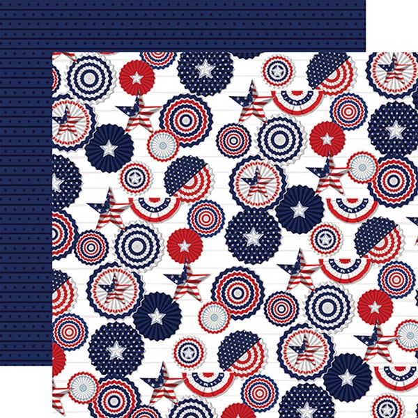 Fourth of July: All American Fans DS Paper