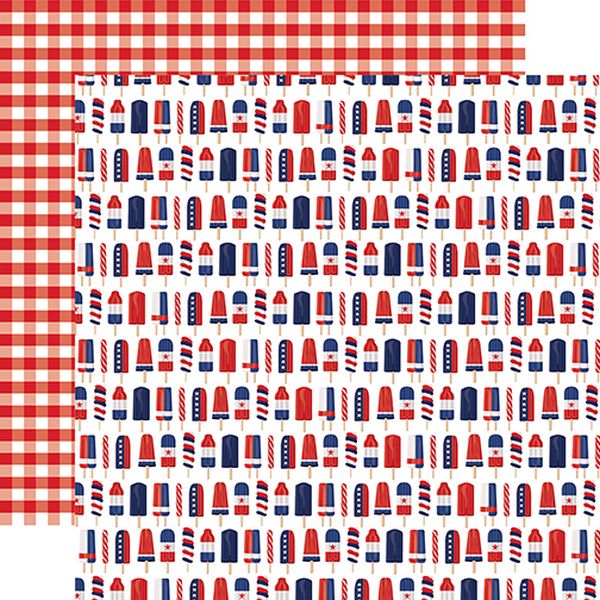 Fourth of July: Festive Popsicle DS Paper
