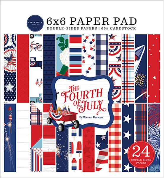 Fourth Of July 6x6 Paper Pad