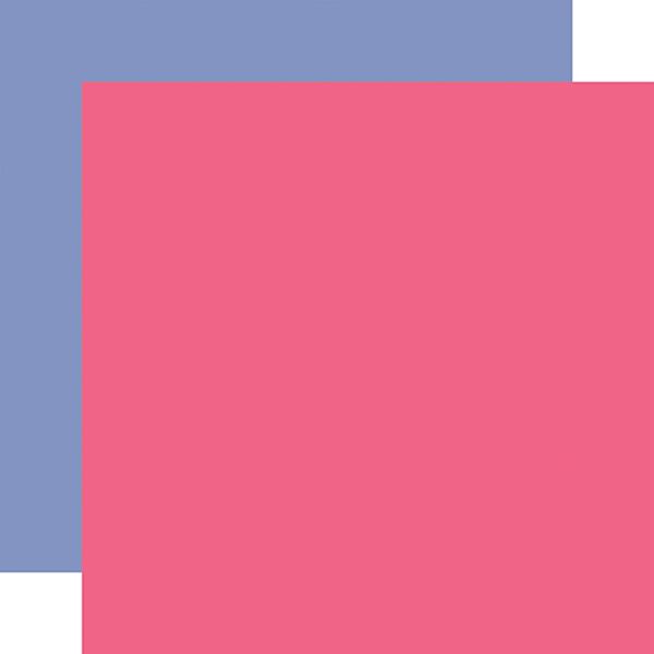 Flora No. 6: Pink / Blue -Coordinating Solid