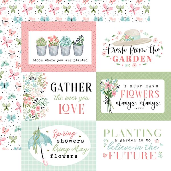 Flower Garden: 6X4 Journaling Cards