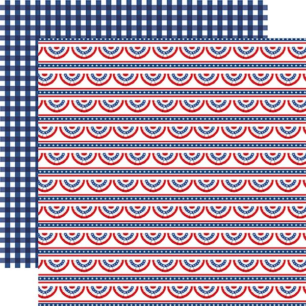 God Bless America: Bunting Banners DS Paper