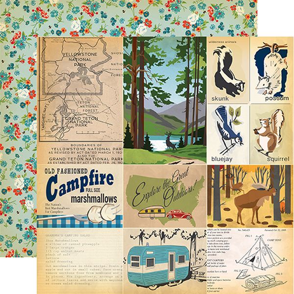 Gone Camping: Journaling Cards DS Paper