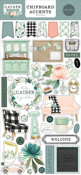 Gather at Home Chipboard Accents