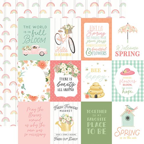 Here Comes Spring: 3x4 Journaling Cards