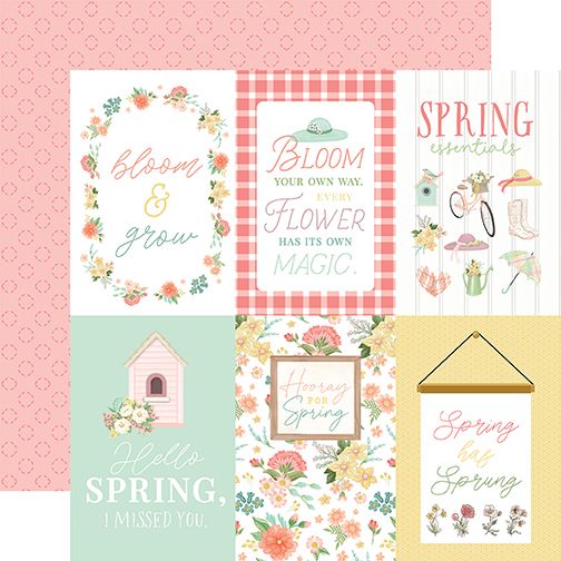 Here Comes Spring: 4x6 Journaling Cards