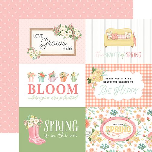 Here Comes Spring: 6x4 Journaling Cards