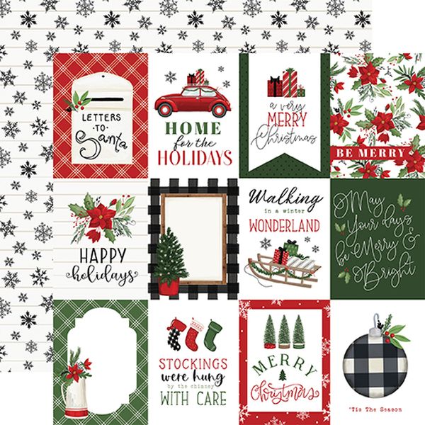 Home For Christmas: 3X4 Journaling Cards