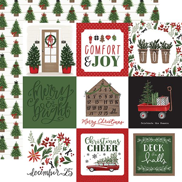 Home For Christmas: 4X4 Journaling Cards
