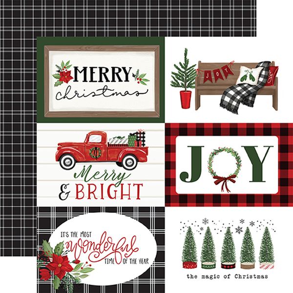 Home For Christmas: 6X4 Journaling Cards DS Paper