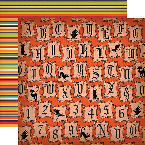 Haunted House: Halloween Letters DS Paper