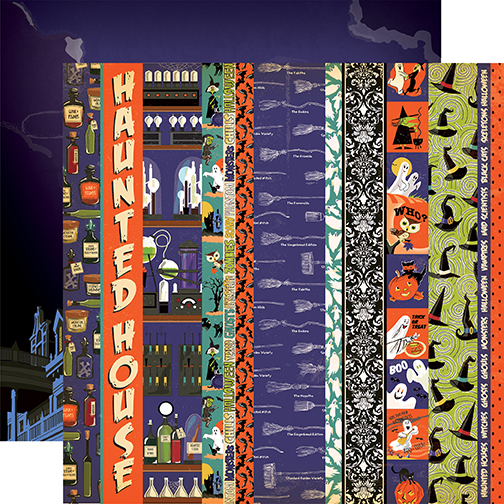 Haunted House: Border Strips DS Paper
