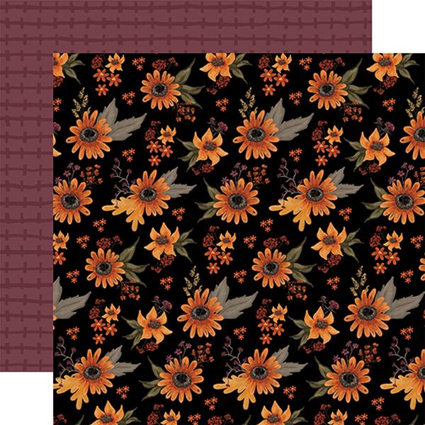 Halloween: Spooked Sunflowers DS Paper