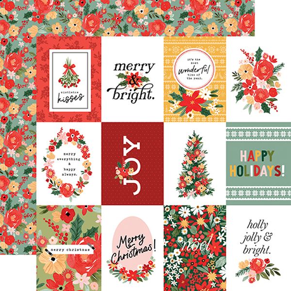 Christmas Flora: Joyful Journaling Cards DS Paper