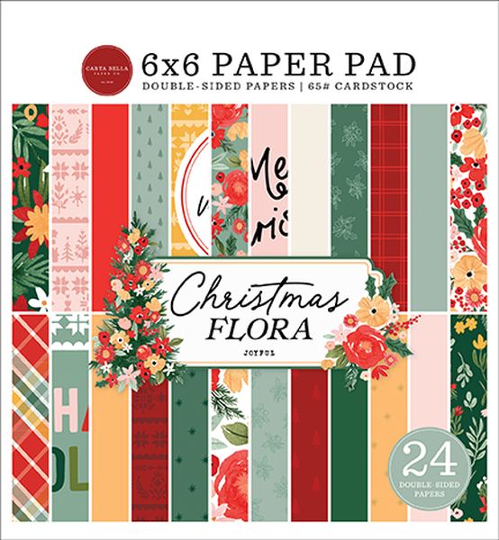 Christmas Flora: Joyful Christmas Flora 6x6 Paper Pad