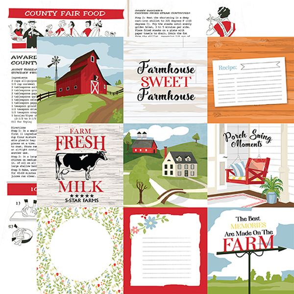 Farmhouse Living: 4X4 Journaling Cards