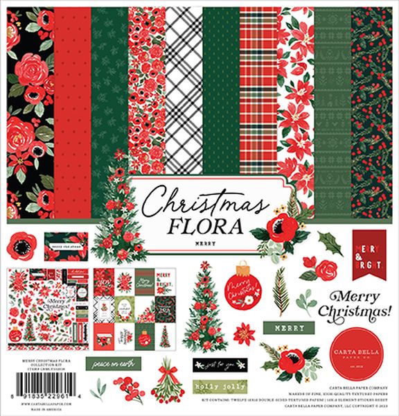 Christmas Flora: Merry Christmas Flora Collection Kit