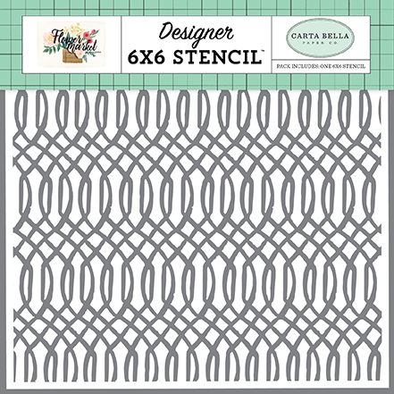 Garden Geometric 6x6 Stencil Set