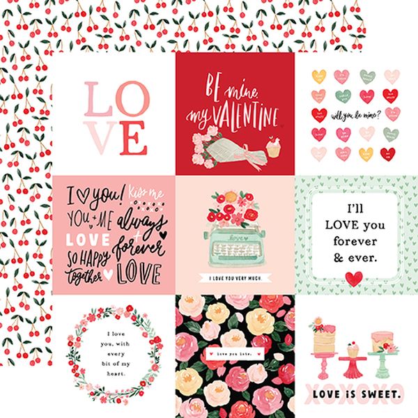 My Valentine: 4x4 Journaling Cards