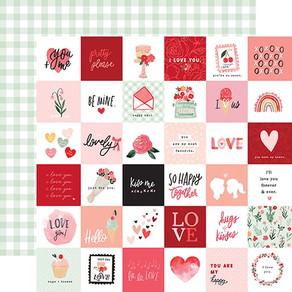 My Valentine: 2x2 Journaling Cards