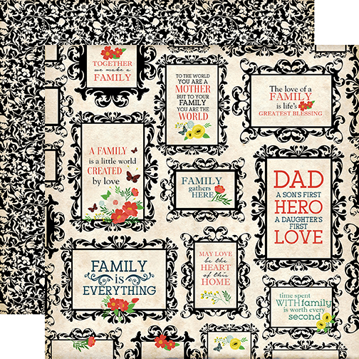 Our Family: Heart of the Home Paper