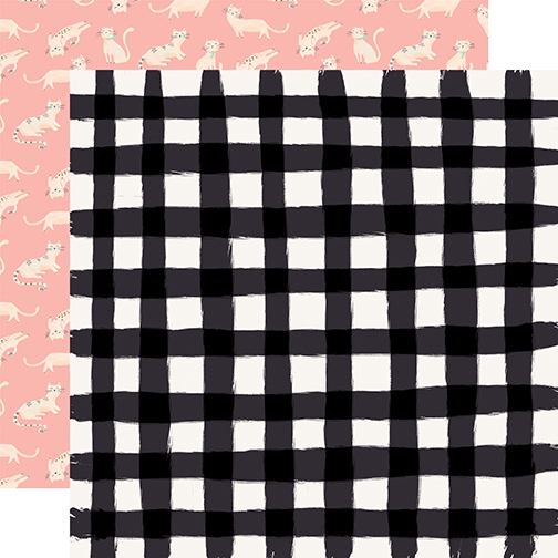 Our House: Black Gingham Paper