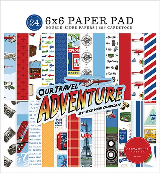 Our Travel Adventure: 6x6 Paper
