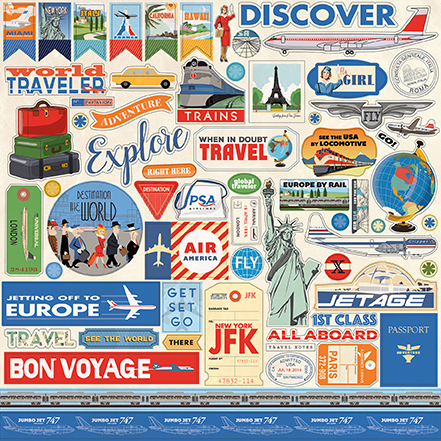 Passport Sticker Sheet