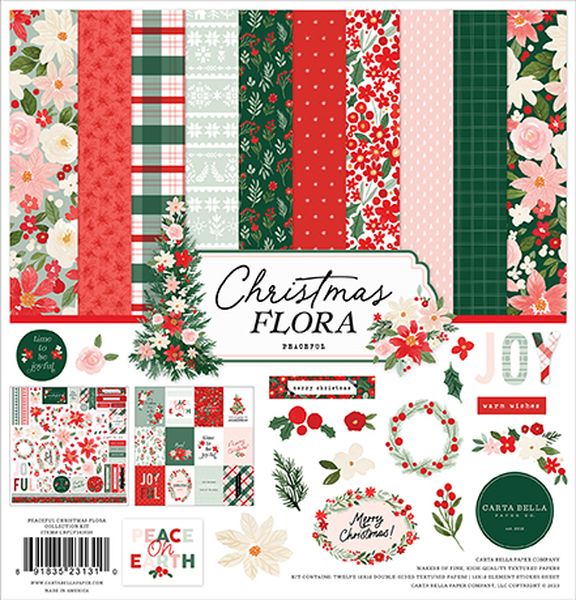 Christmas Flora: Peaceful Christmas Flora Collection Kit