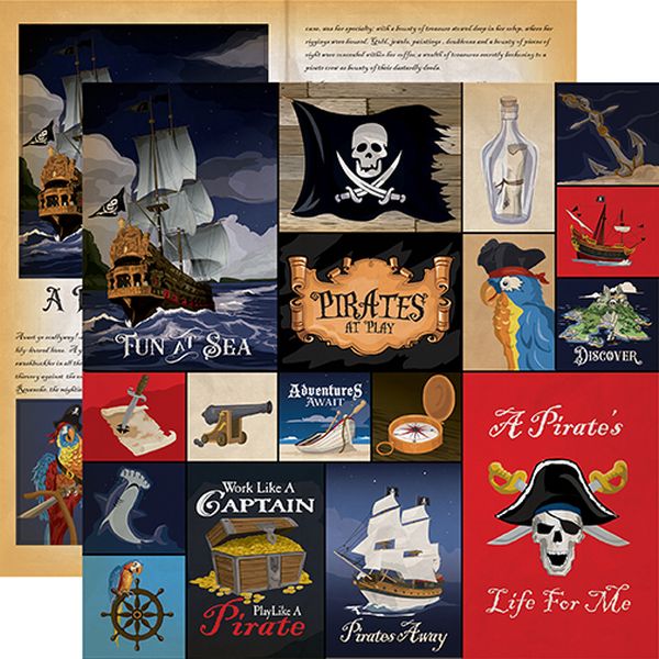 Pirates: Multi Journaling Cards