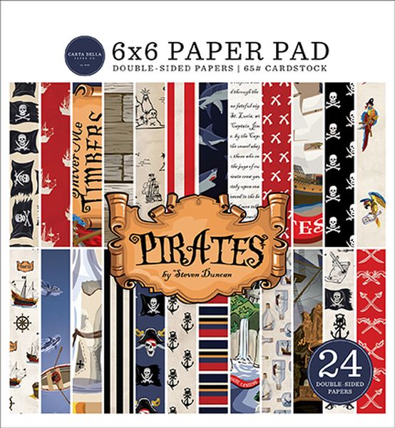 Pirates 6x6 Paper Pad