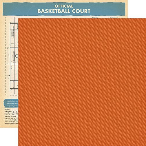 Slam Dunk: Basketball Texture  DS Paper
