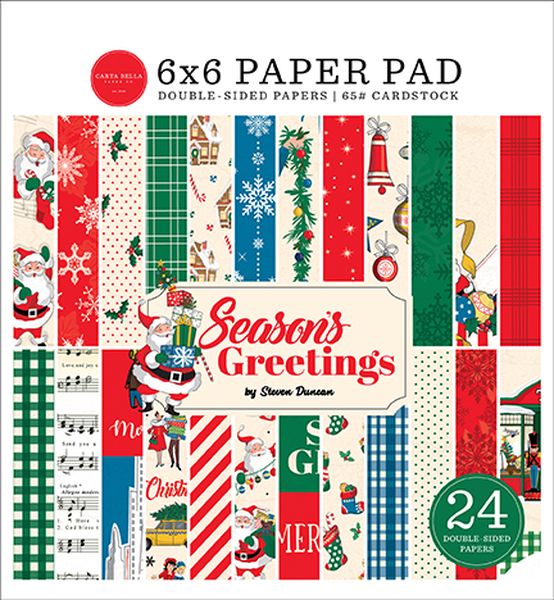 Season's Greetings: Season's Greetings 6x6 Paper Pad