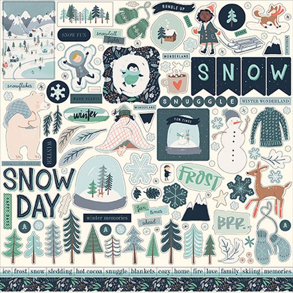 Snow Much Fun Element Sticker