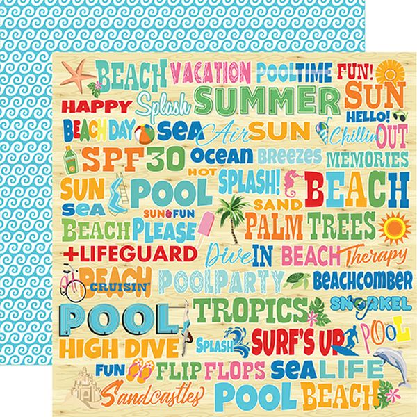 Summer Splash: Splash Words DS Paper