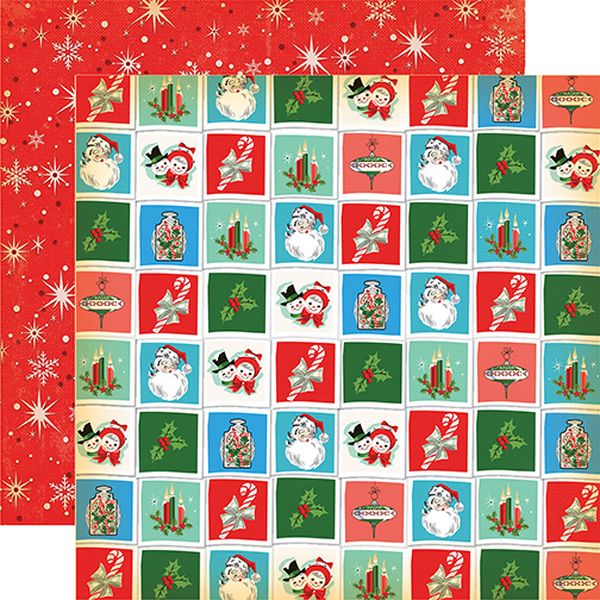 A Very Merry Christmas: Christmas Time Squares DS Paper