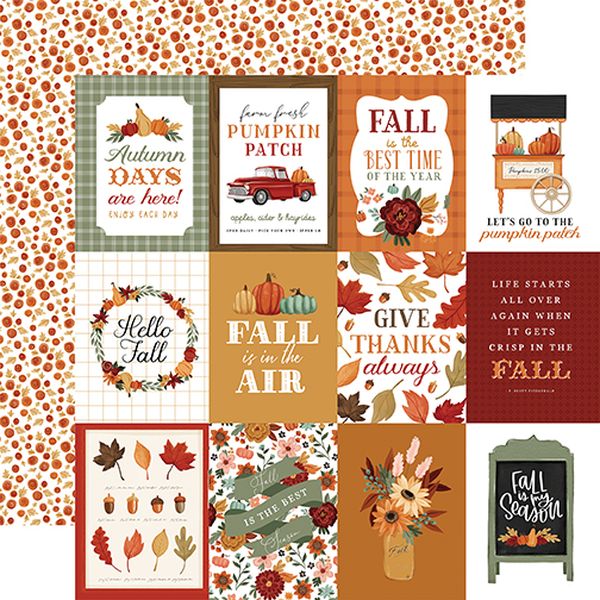Welcome Fall: 3X4 Journaling Cards