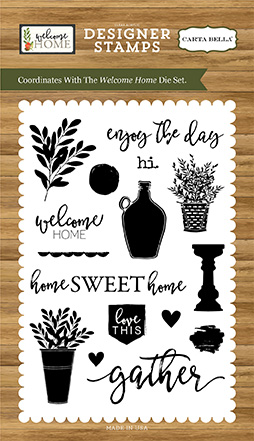 Welcome Home 4x6 Stamp Set