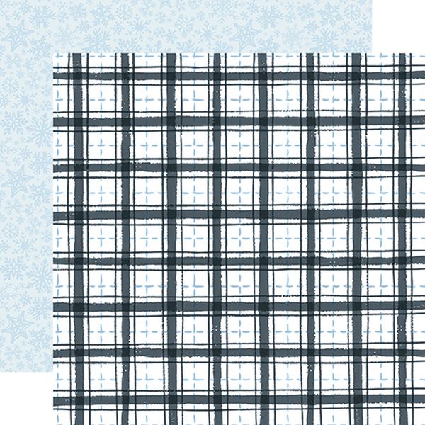 Winter Market: Frosty Plaid DS Paper