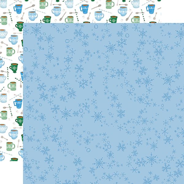 Winter Market: Swirly Snowflakes DS Paper
