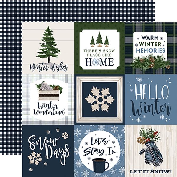 Welcome Winter: 4X4 Journaling Cards