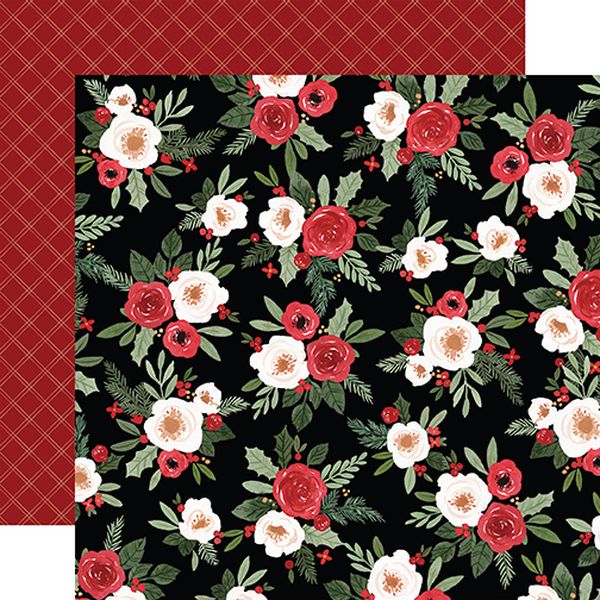 Happy Christmas: Festive Floral DS Paper